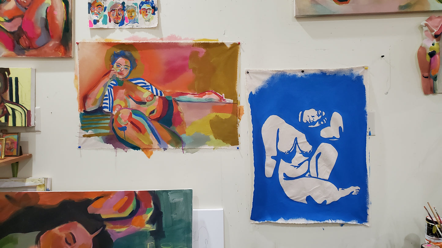 The Blues - 23" x 30" Original Painting