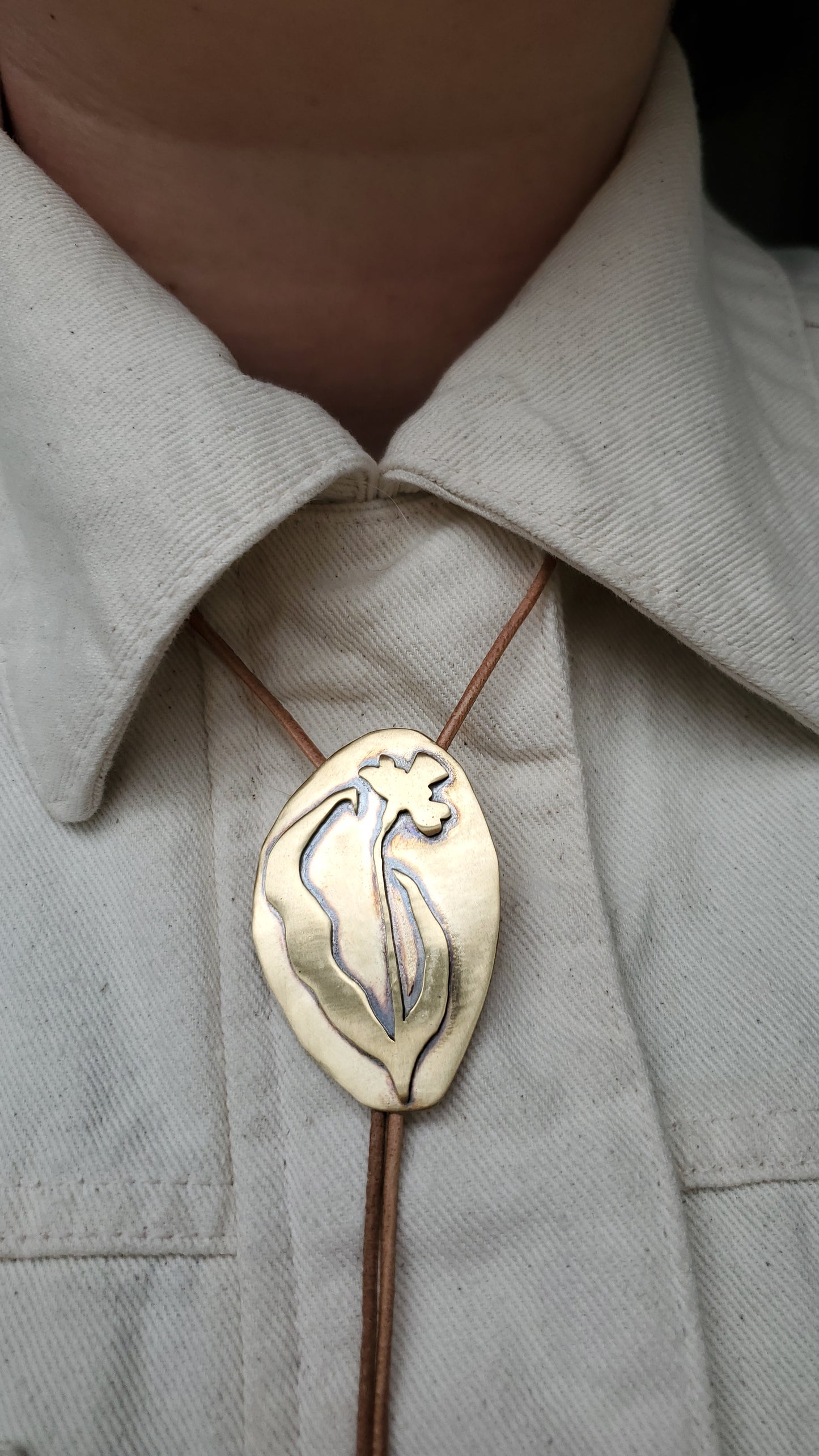 Daffodil Bolo Tie