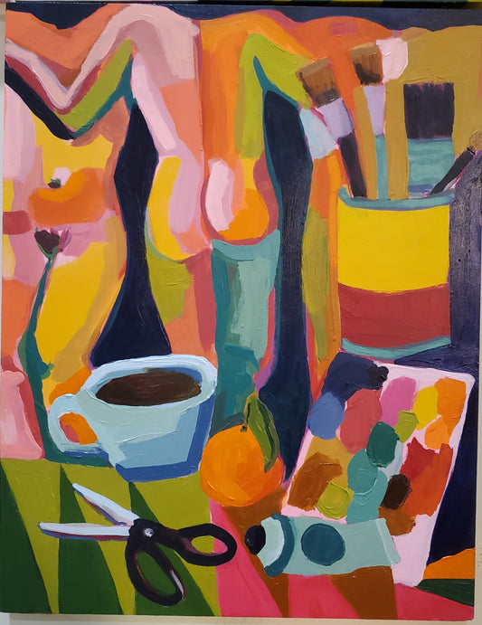 "Collect It All" Original Painting - 11" x 14"