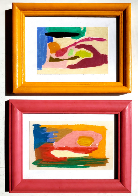 "Framed Pastels" Original Drawings - 5" x 7"