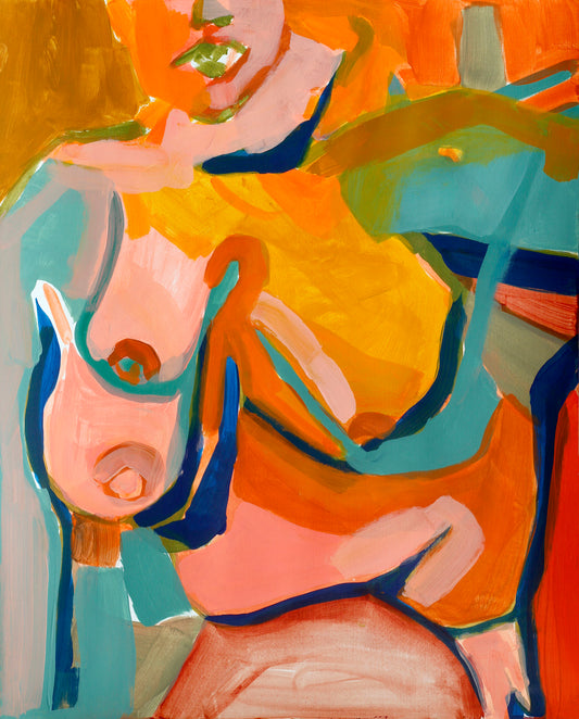 "Unfolding" Original Painting - 16" x 20"