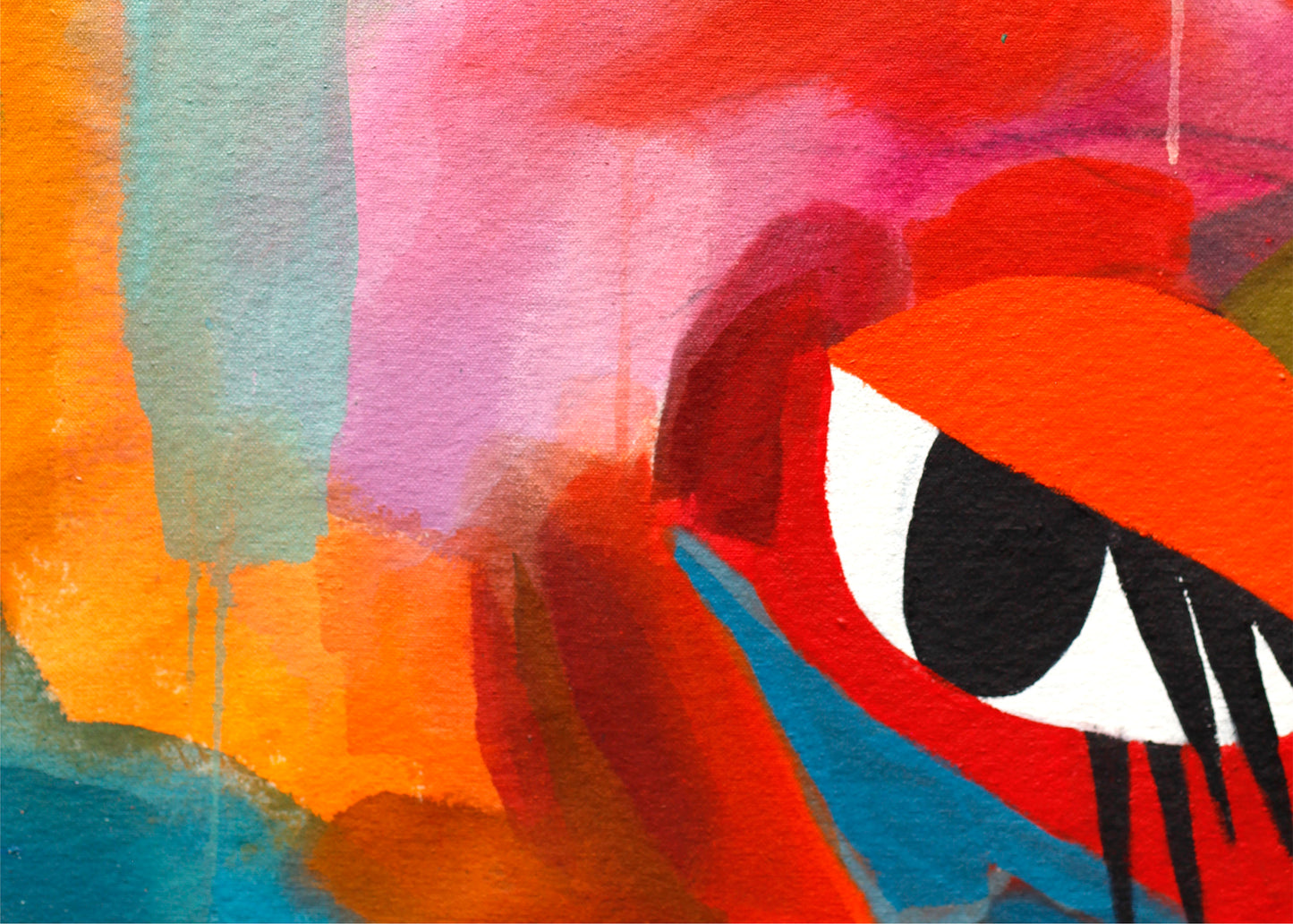 Eyes Wide Open -  26" x 40" Original Painting