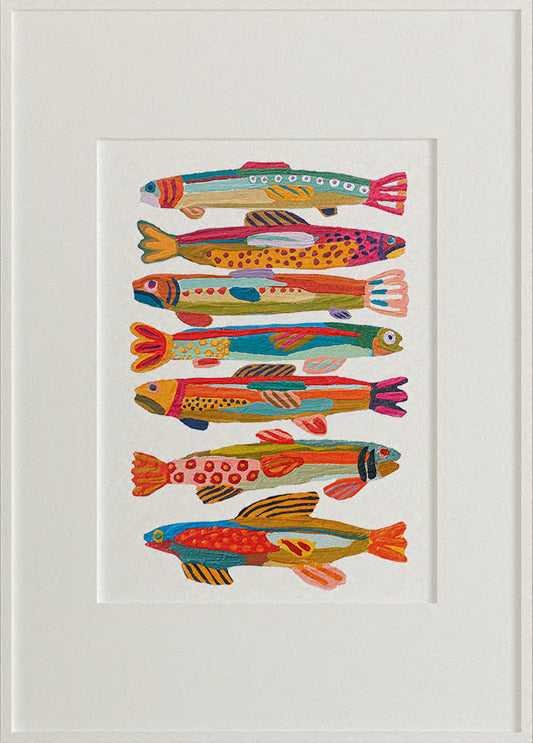 Seven Fishes Art Prints