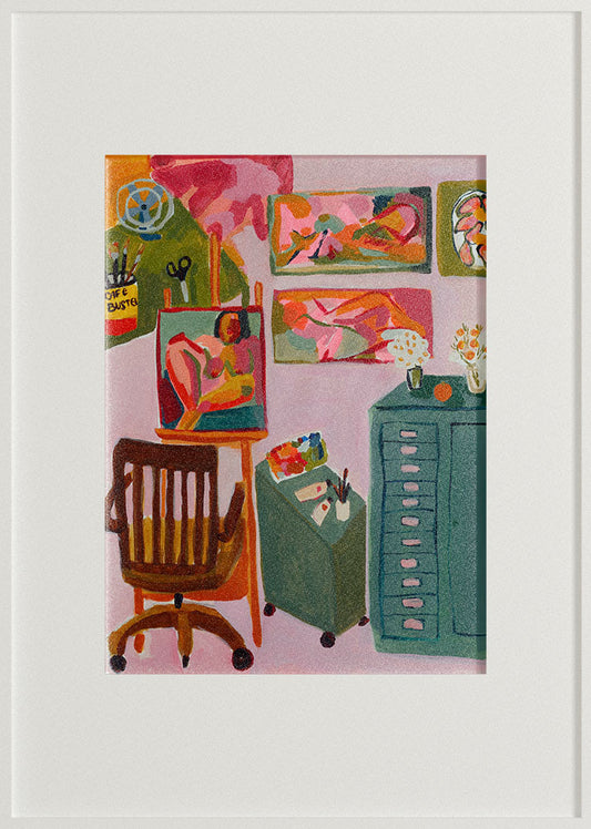 Pink Studio Print