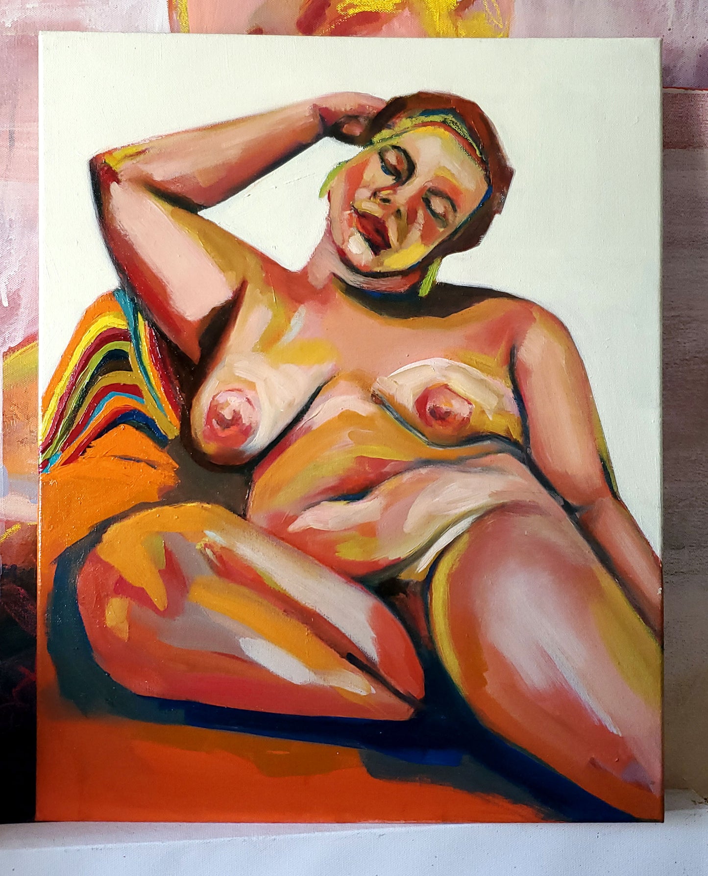 Figure No. 3 - 16" x 20" Original Painting