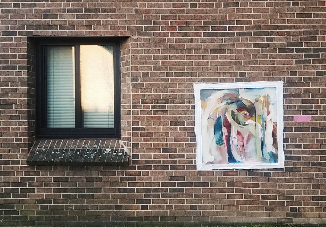 July Lips - 36" x 36" Original Painting