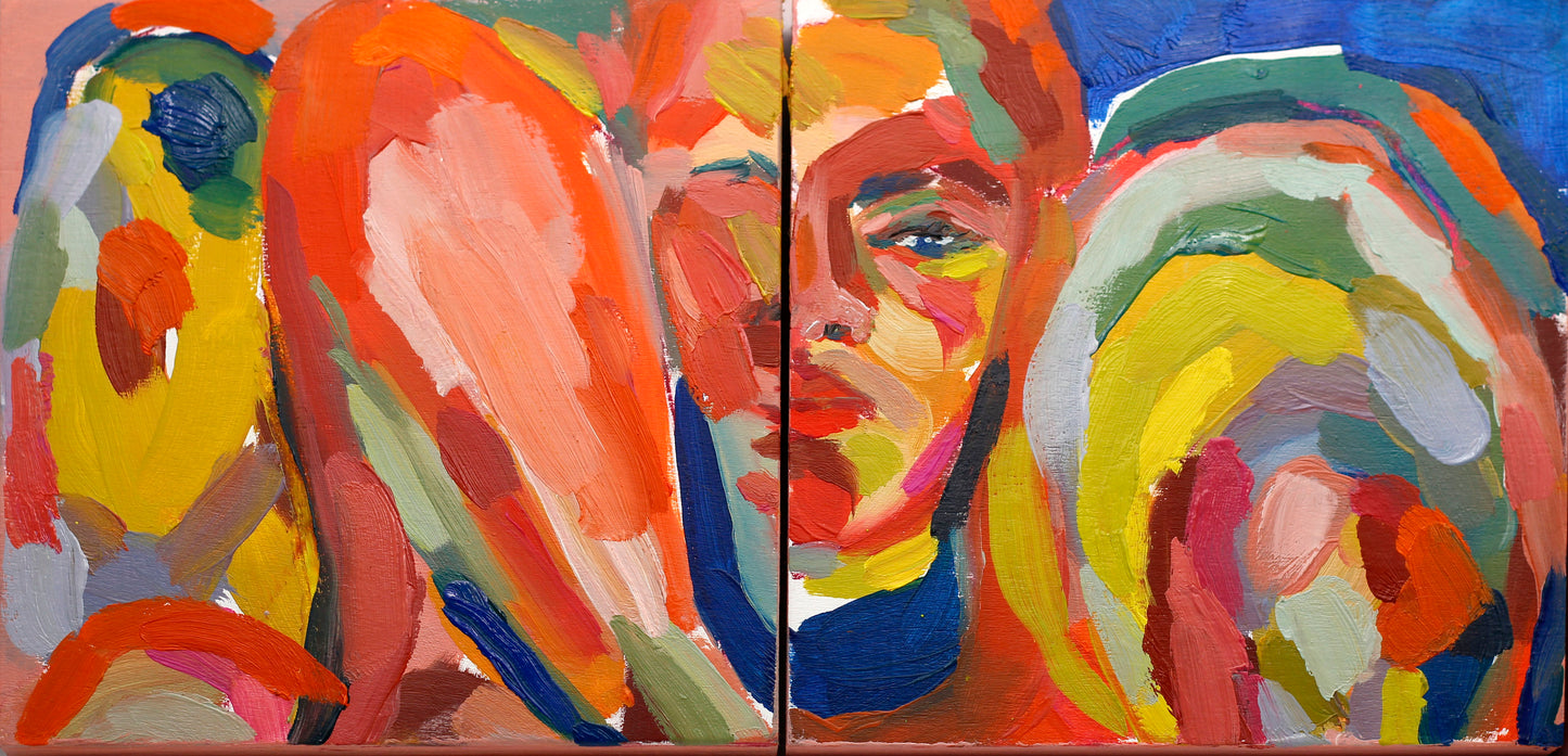 The Pearl - (4) 5" x 5" Original Paintings