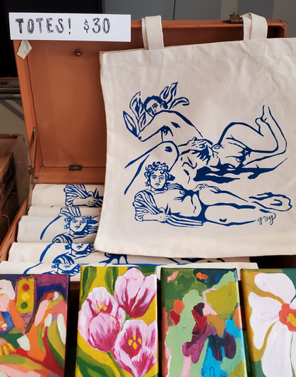 "The Swimmers" Tote Bag