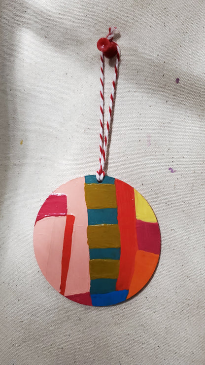 Flat Holiday Ornaments