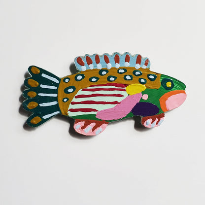 colorful fish magnet 