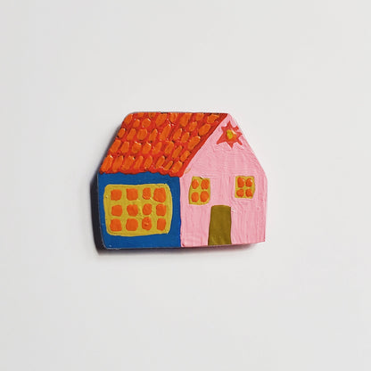 colorful house magnet