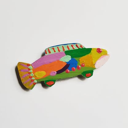 Colorful fish magnet