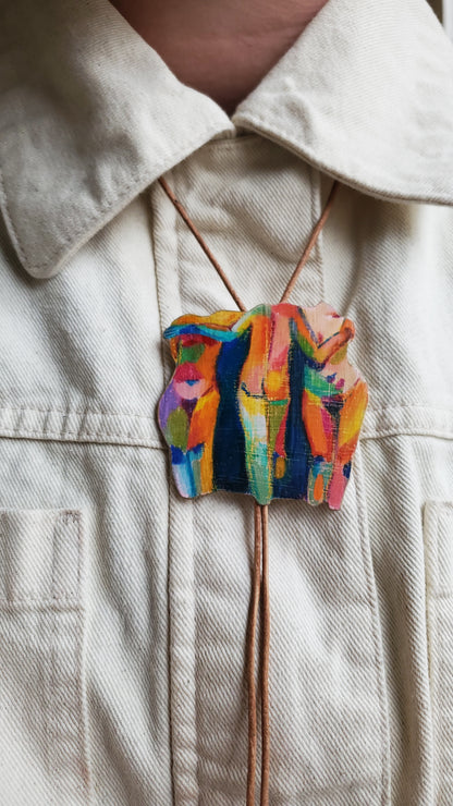 "The Three Muses" Bolo Tie