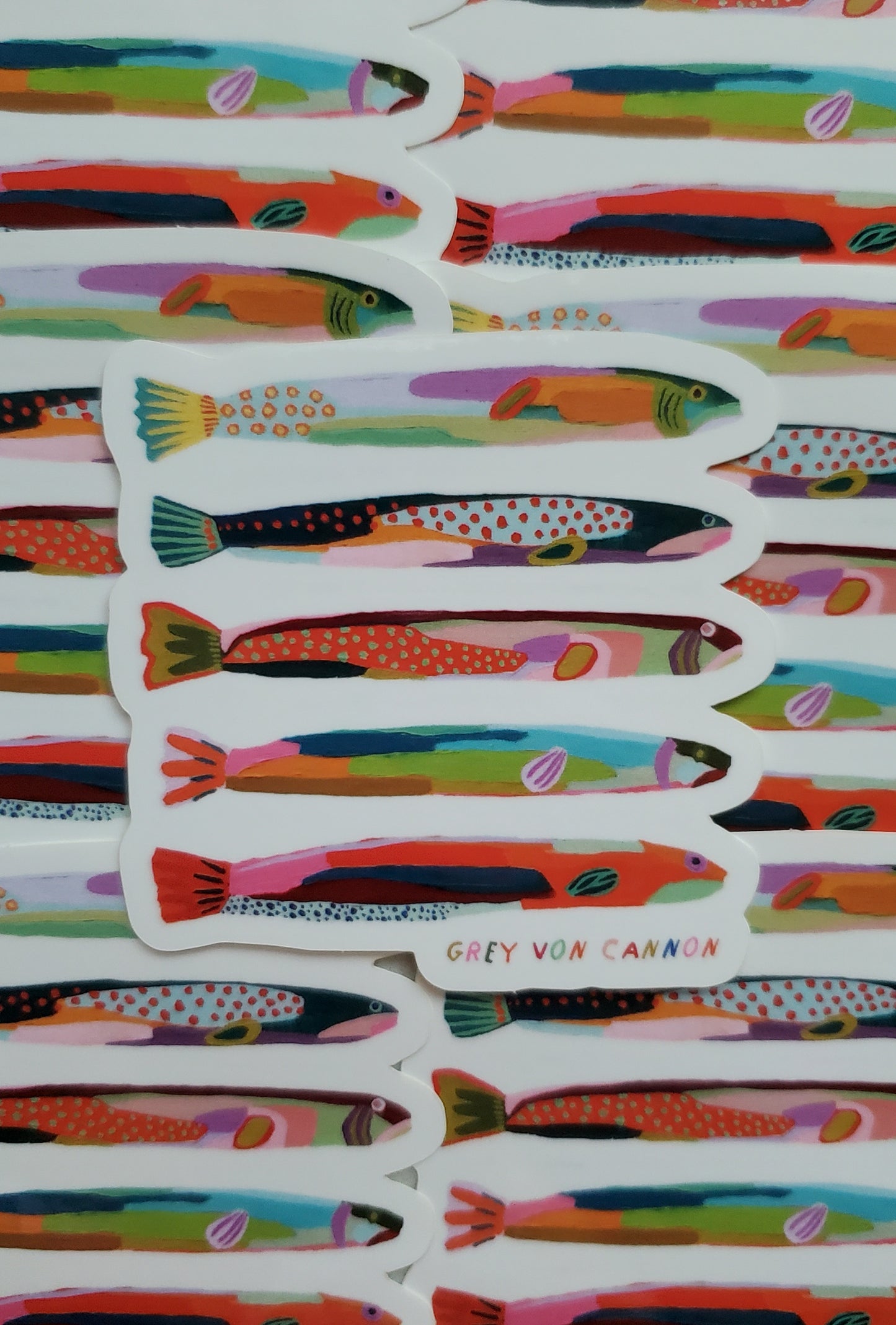 Rainbow Fish Sticker