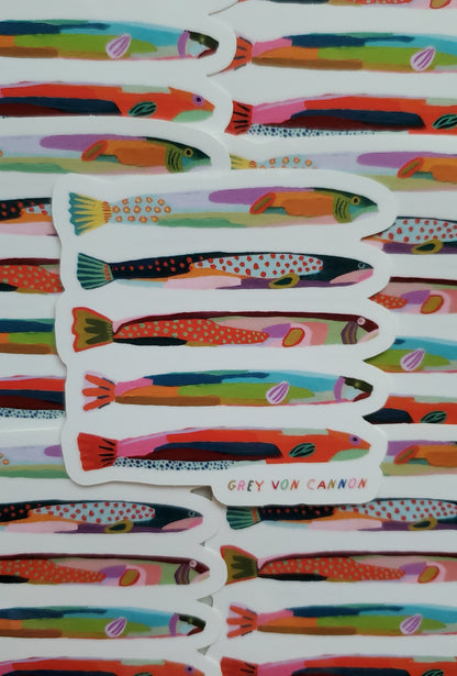 Rainbow Fish Sticker