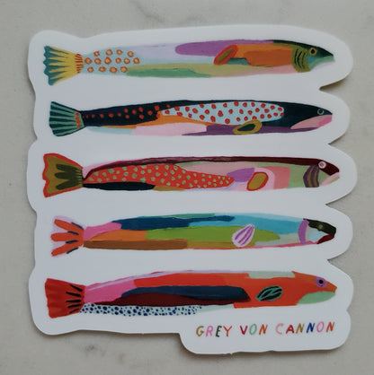 Rainbow Fish Sticker