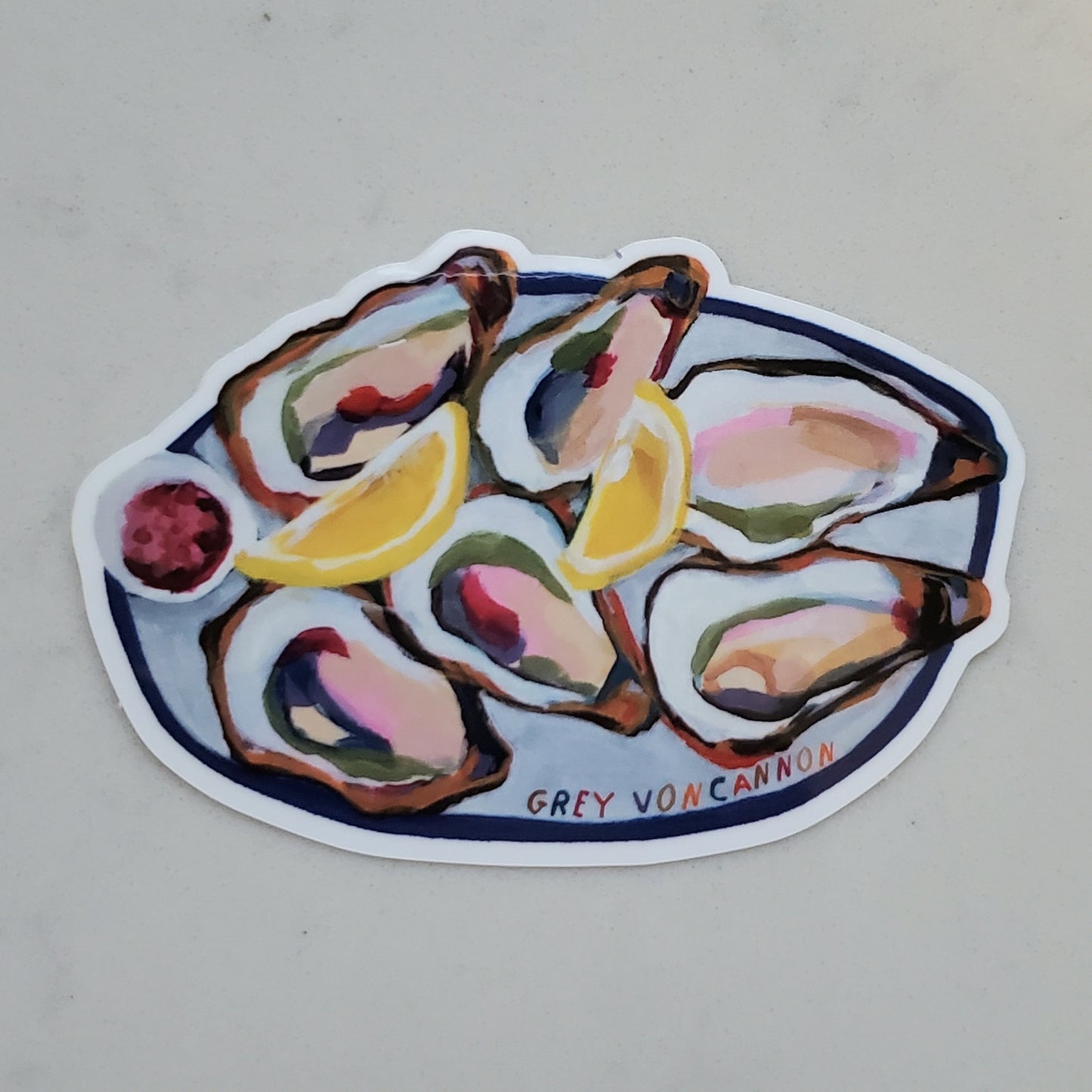 Oysters and Lemons Sticker
