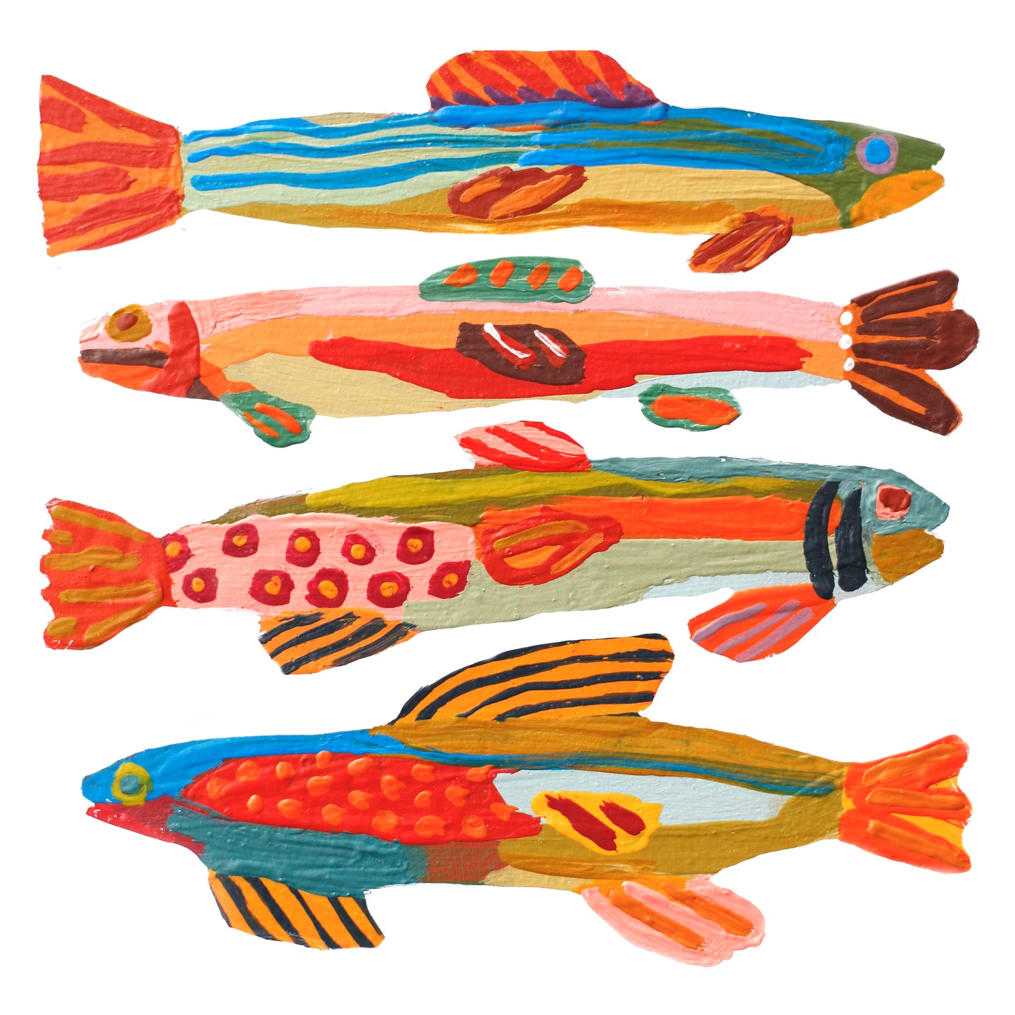 Seven Fishes Art Prints