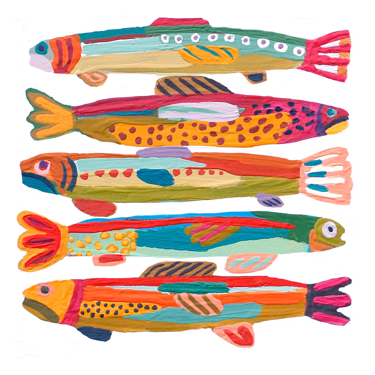 Seven Fishes Art Prints