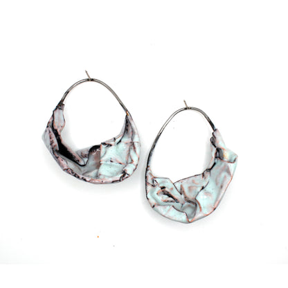 Seafoam Folded Earrings