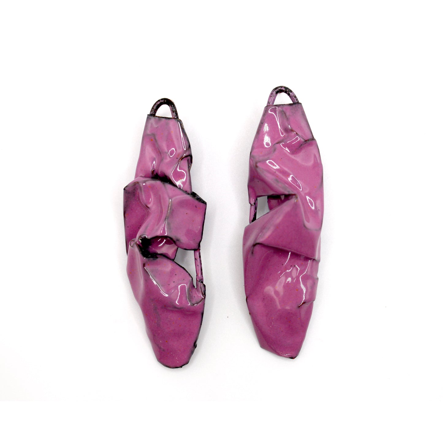 Orchid Folded Earrings