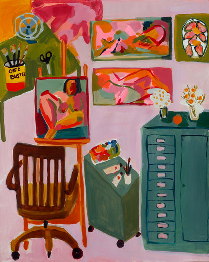Pink Studio Print