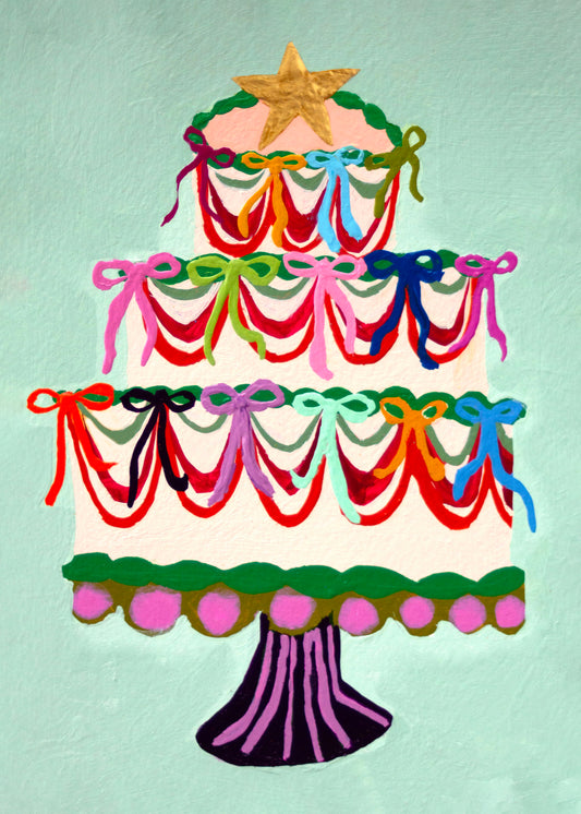 Wrapped Up - 5" x 7" Original Painting