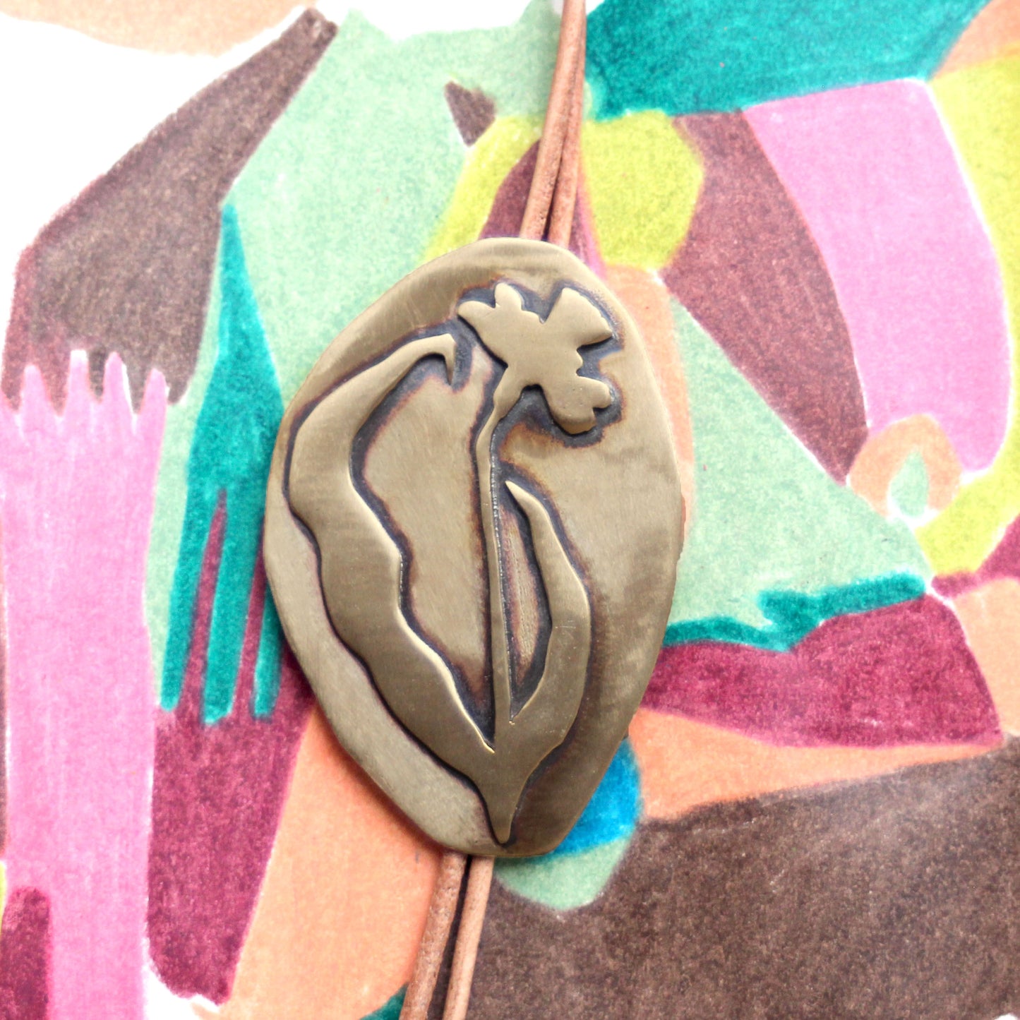 Daffodil Bolo Tie