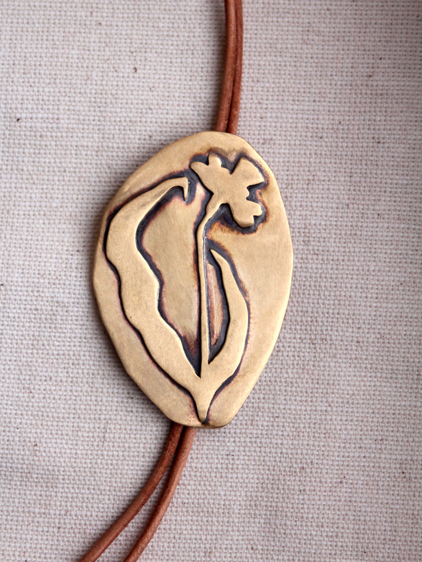 Daffodil Bolo Tie