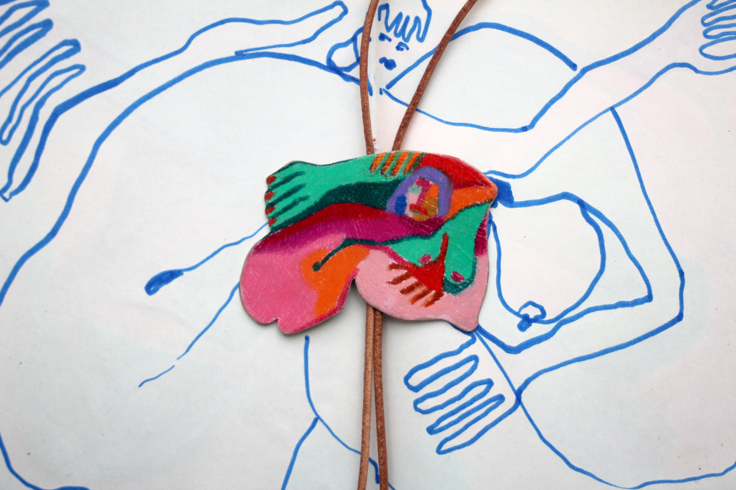 "Reaching" Bolo Tie
