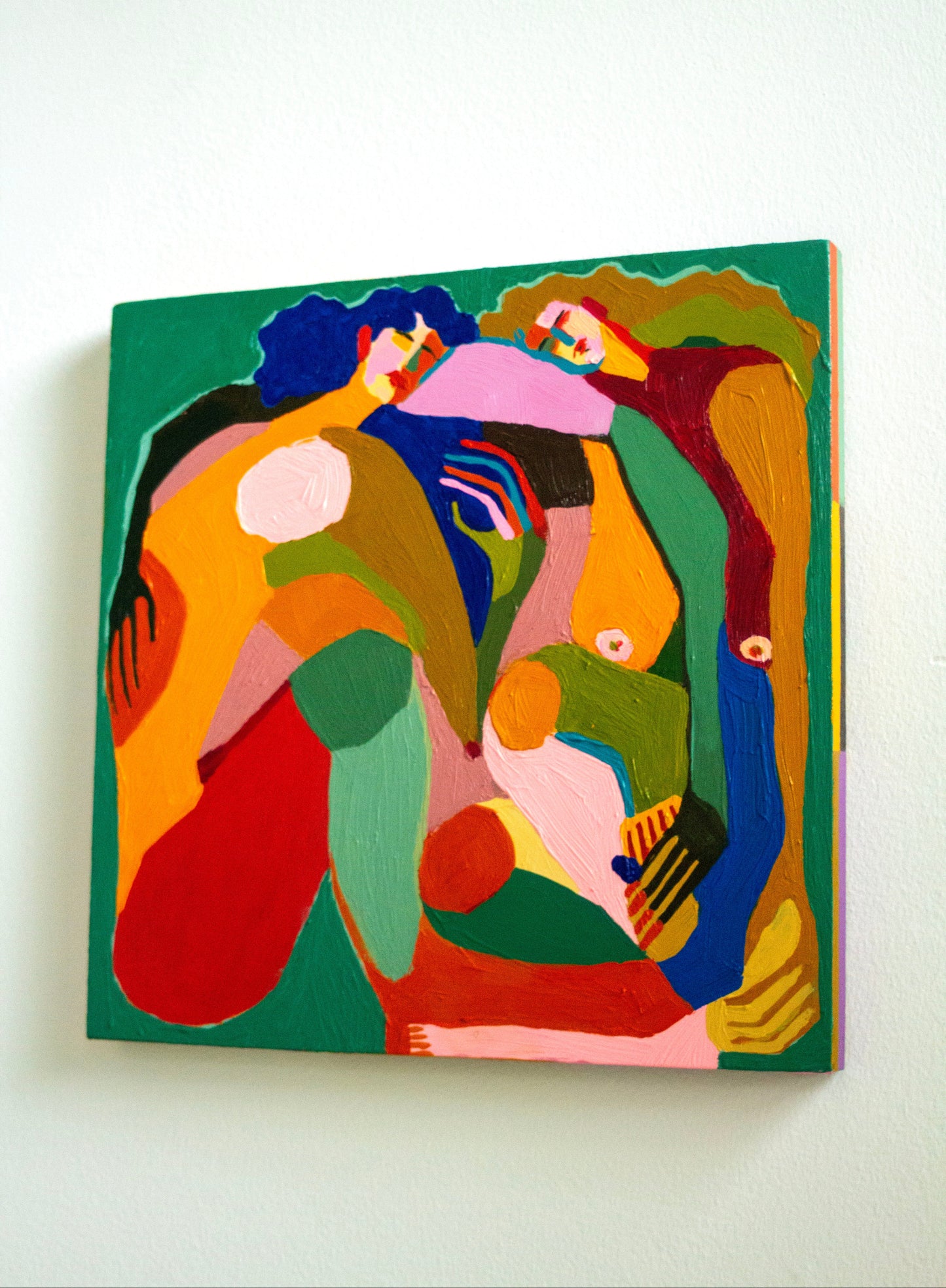 "Embrace" Original Painting - 12" x 12"