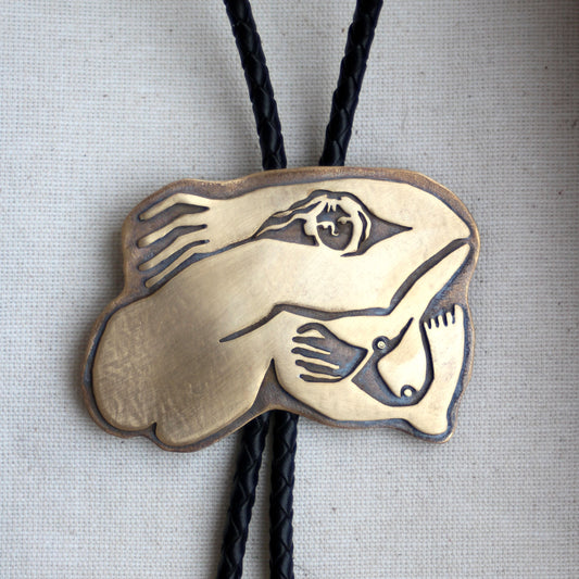 Folded Up Bolo Tie
