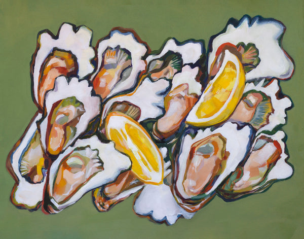 November Oysters Original Painting
