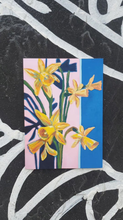Sunny Daffodils Print