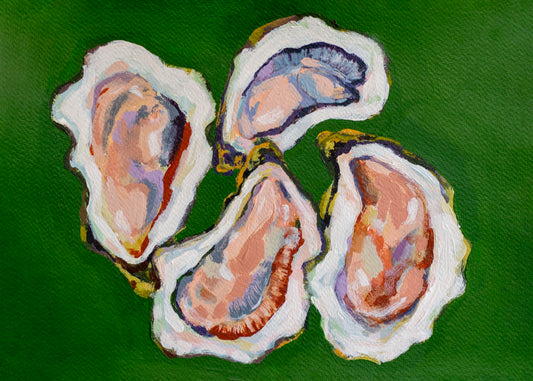 "Haystack Oysters" Original Painting - 12" x 9"