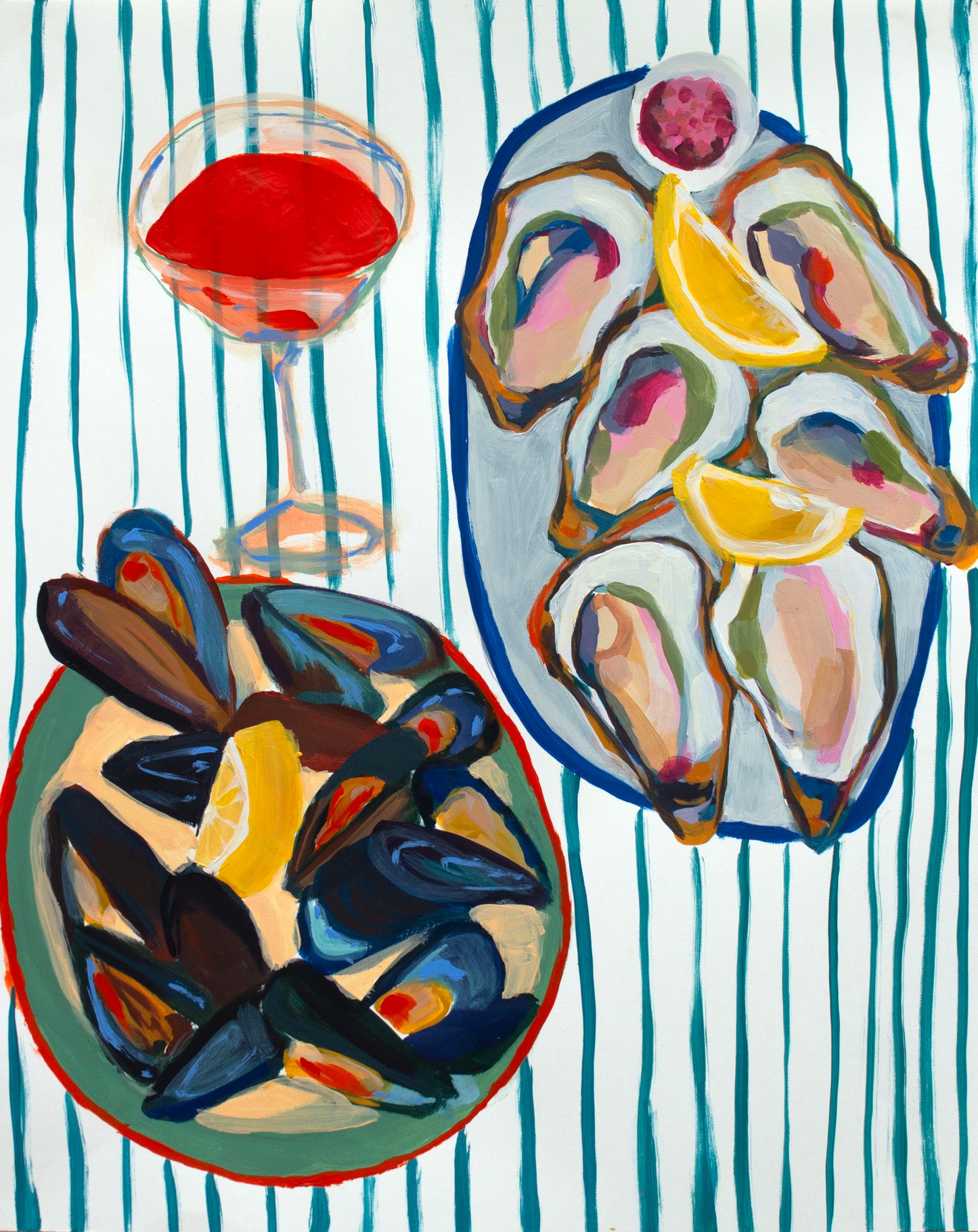 Seaside Lunch Print