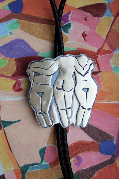 Three Muses Bolo Tie